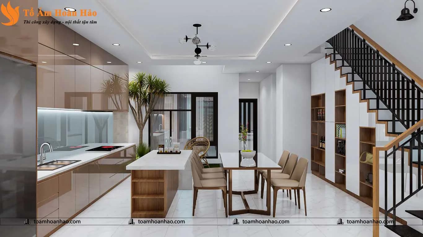 Phối cảnh 18 – TỔNG HỢP 40+ MẪU TỦ BẾP TIỆN NGHI “VẠN NGƯỜI MÊ” – ĐỪNG BỎ LỠ XU HƯỚNG MỚI NHẤT NĂM 2023