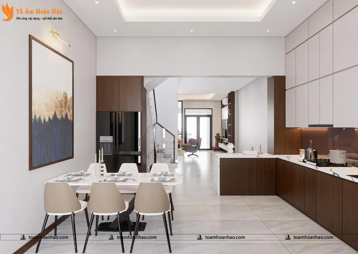 Phối cảnh 25 – TỔNG HỢP 40+ MẪU TỦ BẾP TIỆN NGHI “VẠN NGƯỜI MÊ” – ĐỪNG BỎ LỠ XU HƯỚNG MỚI NHẤT NĂM 2023