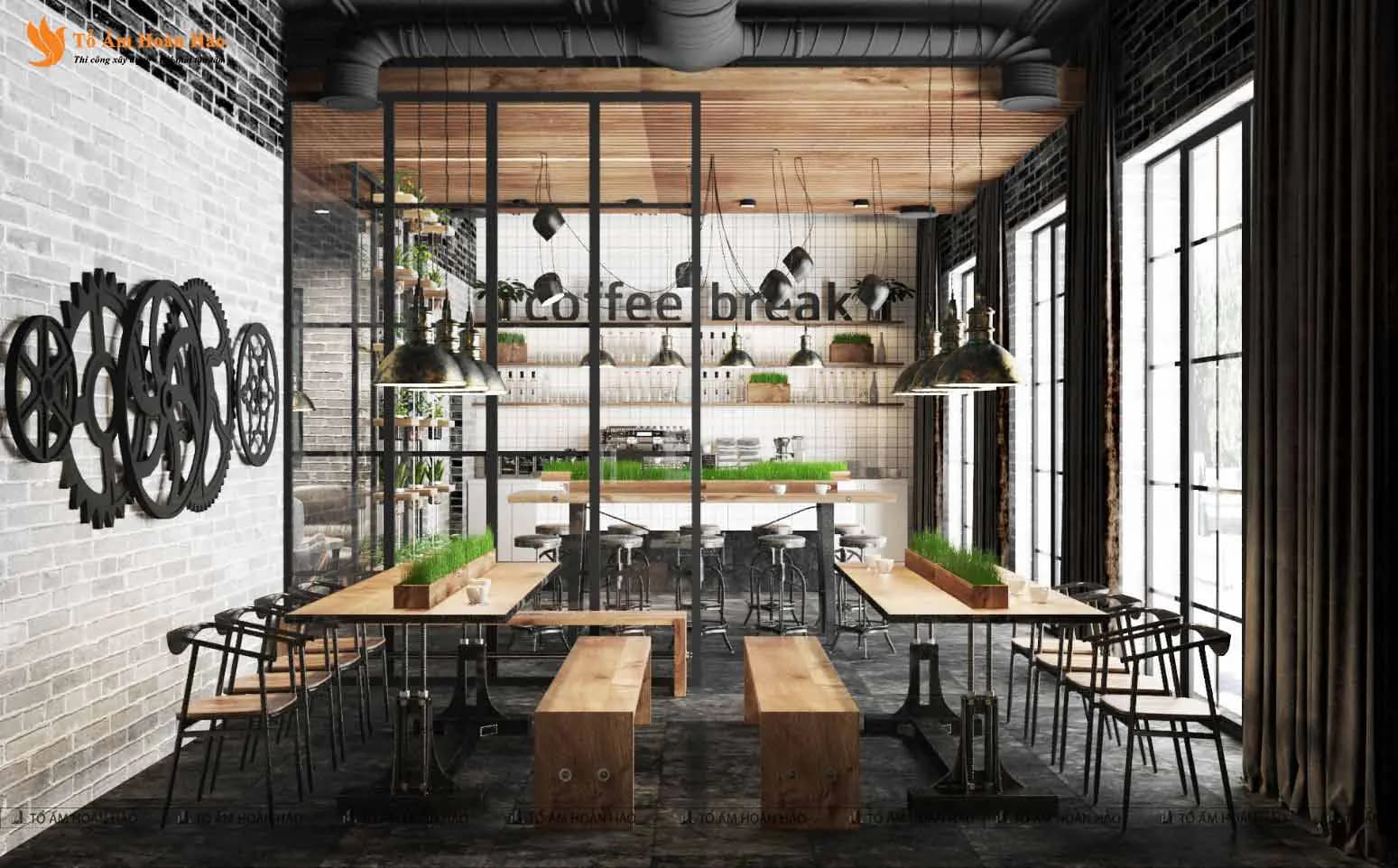 BREAK COFFEE – THIẾT KẾ QUÁN CÀ PHÊ 148M2 VỚI CÁCH TRANG TRÍ ĐỘC LẠ VÀ SÁNG TẠO