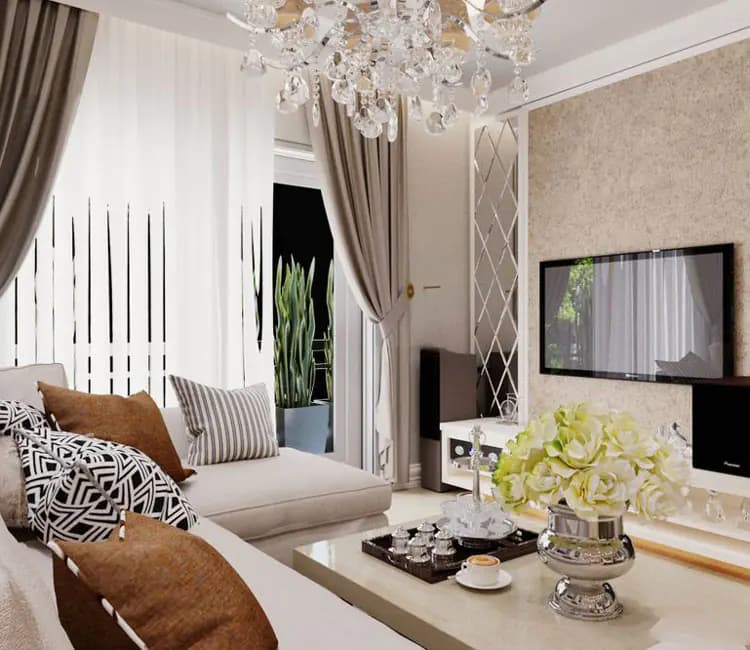 Ảnh dự án 03 – Nội thất chung cư 116m2 tòa nhà MD Complex Tower