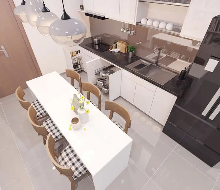 Ảnh dự án 05 – Nội thất chung cư 70m2 Star City – anh Thái