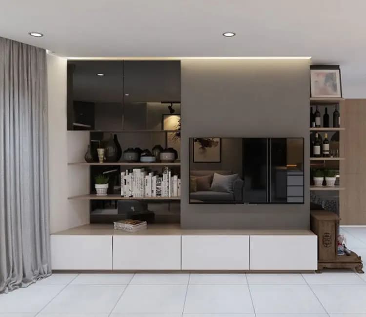 Ảnh dự án 02 – Nội thất chung cư Gelexia Riverside 90m2 – Anh Thành