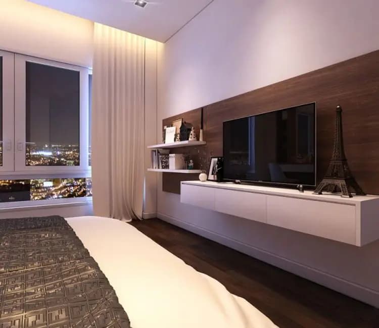 Vật liệu ấm áp – Nội thất chung cư Star City Lê Văn Lương 107m2 – Anh Trung