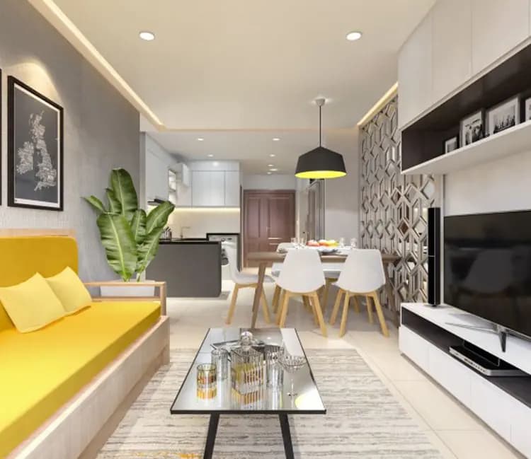 Nội thất chung cư V3 Prime 57m2 – Anh Bảo
