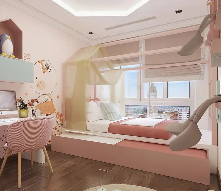 Ảnh dự án 18 – Nội thất chung cư 100m2 29T4 Hoàng Đạo Thúy