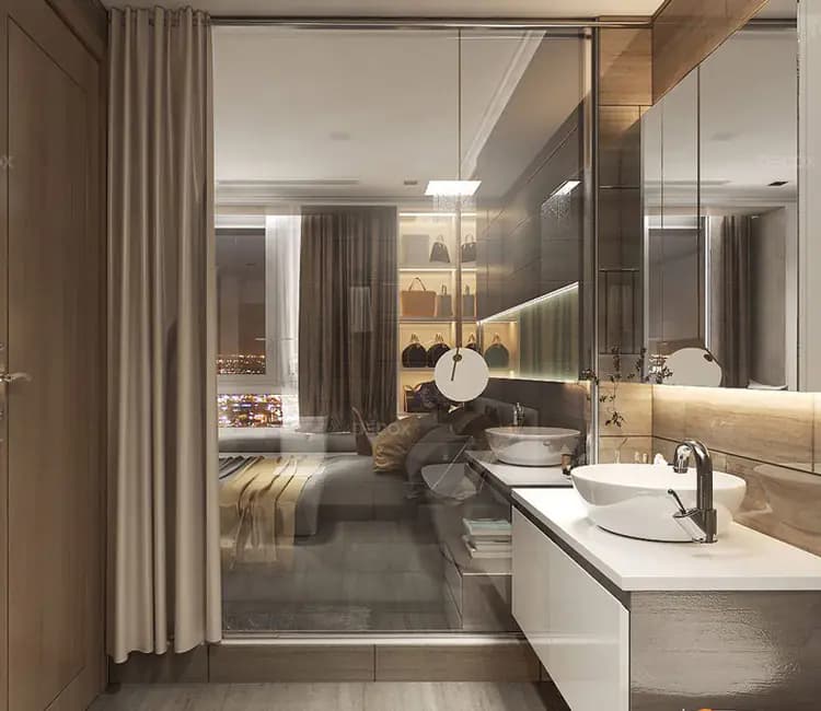 Ảnh dự án 26 – Nội thất chung cư 100m2 29T4 Hoàng Đạo Thúy