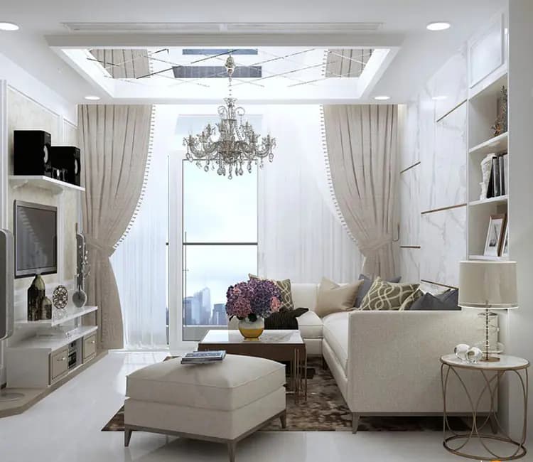 Ảnh dự án 02 – Nội thất chung cư 118m2 tòa Intracom – Trung Văn