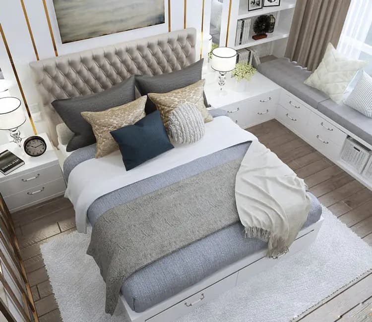 Ảnh dự án 13 – Nội thất chung cư 118m2 tòa Intracom – Trung Văn