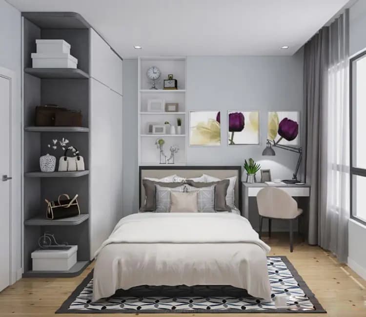 Ảnh dự án 09 – Nội thất chung cư 45m2 Green Pearl – Anh Chiến