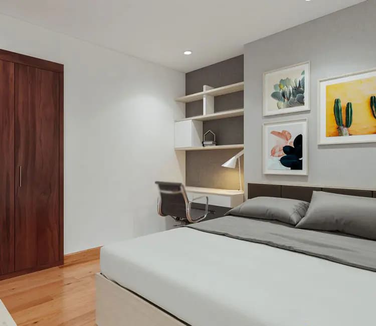 Ảnh dự án 05 – Nội thất chung cư 46m2 Mỹ Đình – Chị Liên