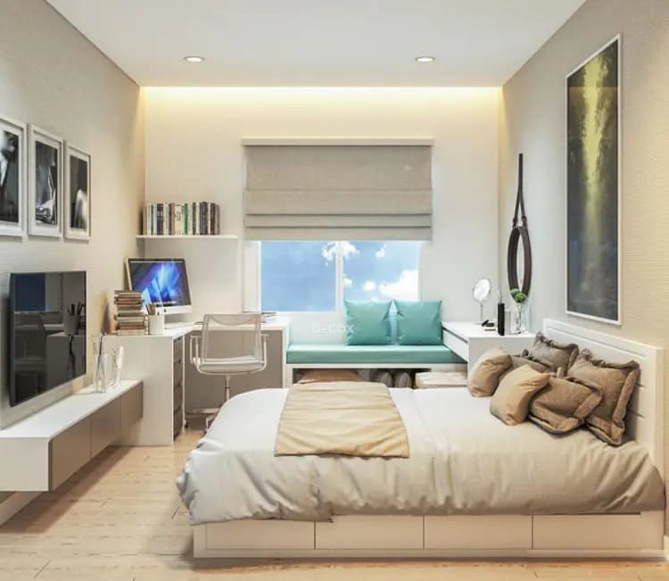 Ảnh dự án 09 – Nội thất chung cư 46m2 Mỹ Đình – Chị Liên