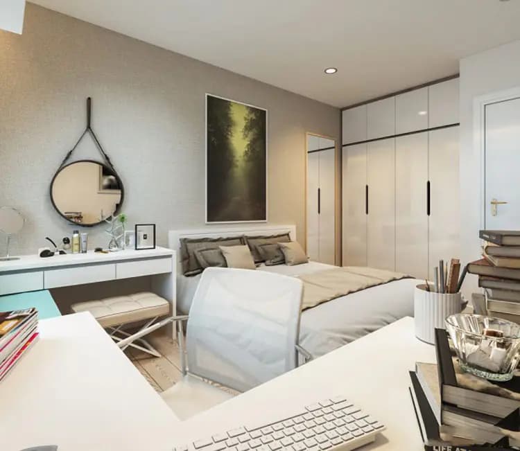 Ảnh dự án 10 – Nội thất chung cư 46m2 Mỹ Đình – Chị Liên