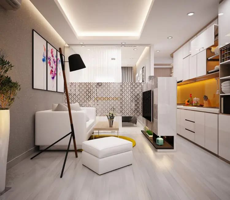 Nội thất chung cư 46m2 HH4 Linh Đàm – Anh Nhật