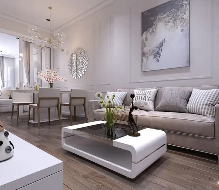 Ảnh dự án 03 – Nội thất chung cư 48m2 Complex – Chị Trang