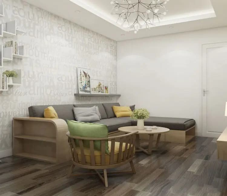 Ảnh dự án 02 – Nội thất chung cư 48m2 Roman Plaza – chị Trang