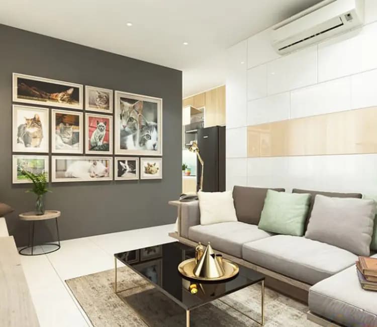 Ảnh dự án 02 – Nội thất chung cư 52m2 Khương Hạ- anh Hải