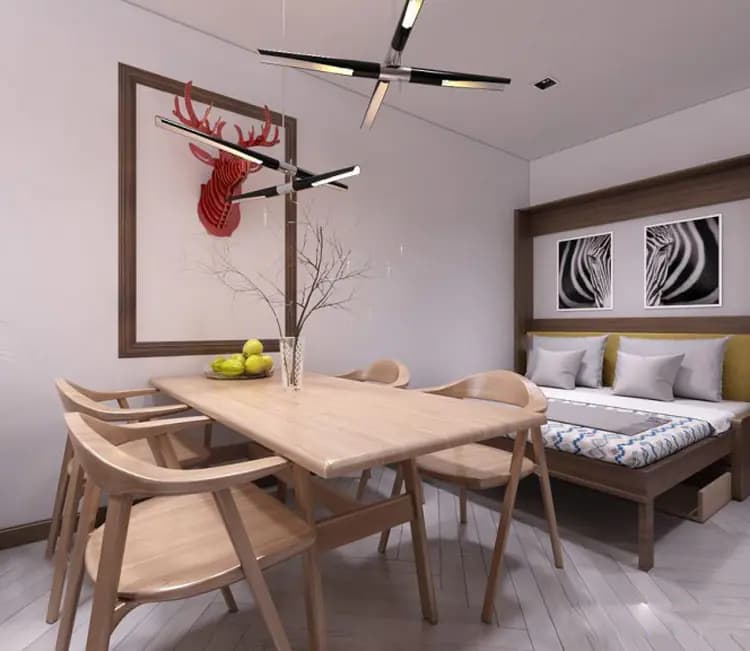 Ảnh dự án 03 – Nội thất chung cư 54m2 Lê Đức Thọ – Anh Tiến
