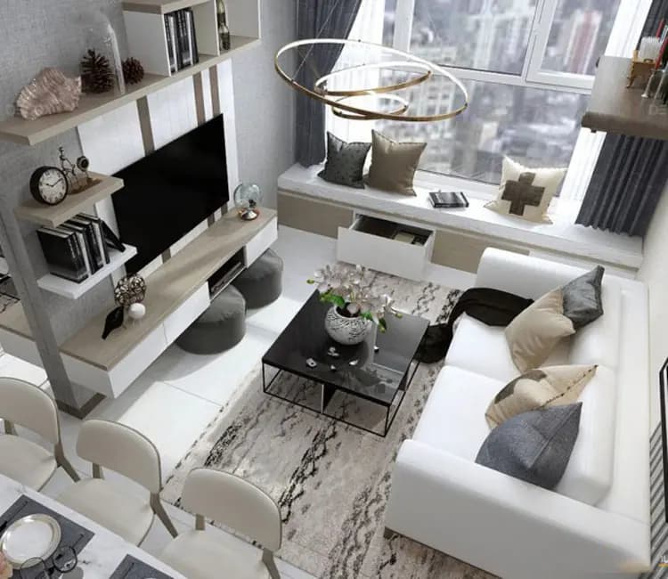 Ảnh dự án 02 – Nội thất chung cư 68m2 Golden Plaza – Chị Ngọc Anh