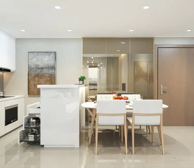 Tối ưu công năng – Nội thất chung cư 68m2 Hà Thành Plaza – chị Linh