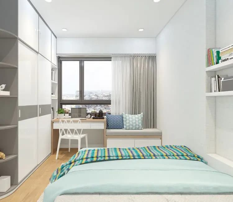Ảnh dự án 18 – Nội thất chung cư 68m2 Hà Thành Plaza – chị Linh
