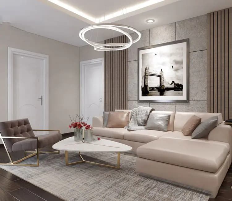 Ảnh dự án 05 – Nội thất chung cư 85m2 HH2 Khu đô thị Linh Đàm