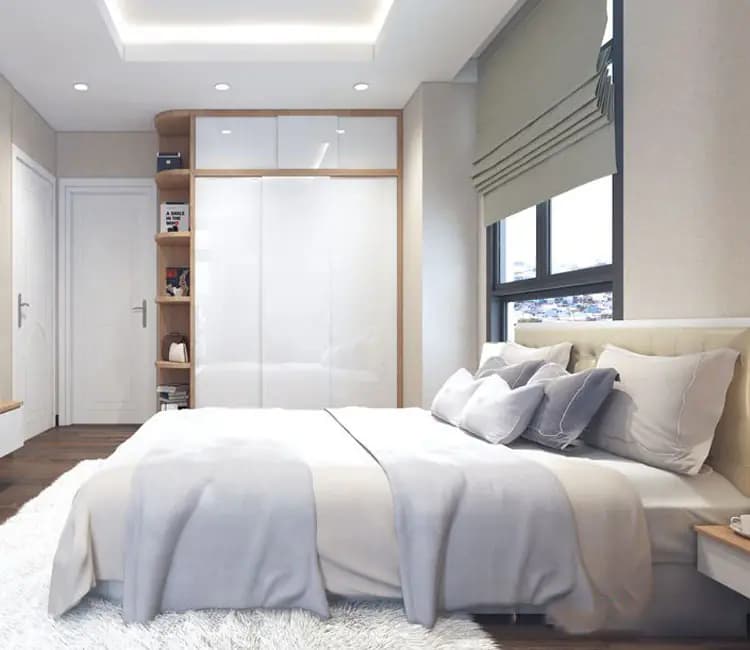 Ảnh dự án 15 – Nội thất chung cư 85m2 HH2 Khu đô thị Linh Đàm