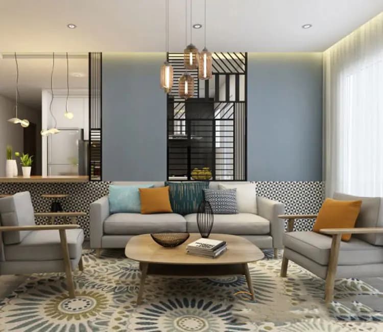 Vật liệu ấm áp – Nội thất chung cư 88 Láng Hạ 108m2 – Chị Lan