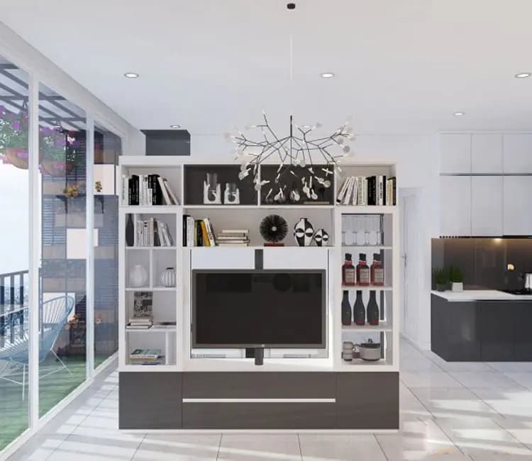 Ảnh dự án 02 – Nội thất chung cư 88m2 Hà Nội Pragon – anh Vinh