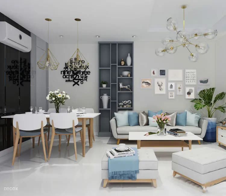 Ảnh dự án 18 – Nội thất chung cư Golden Place 72m2 – Anh Phan Huy
