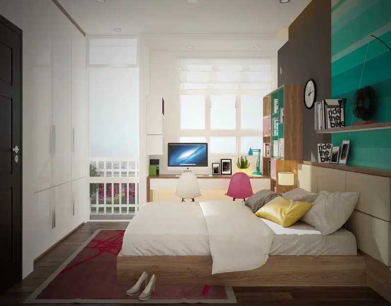Ảnh dự án 03 – Nội thất chung cư HH2 Linh Đàm 80m2 – chị Diệu Hương