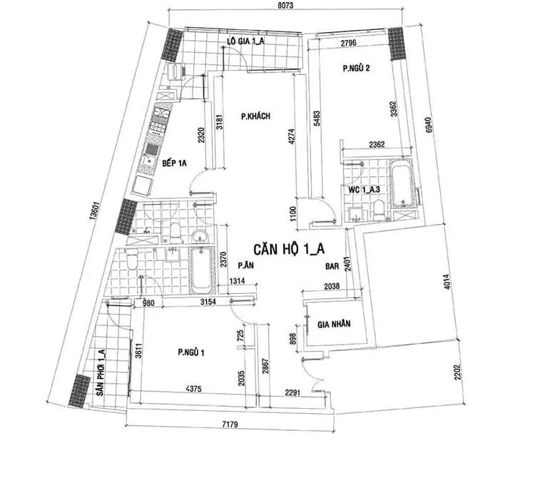 Nội thất chung cư Imperia Garden 80m2 – Chị Linh