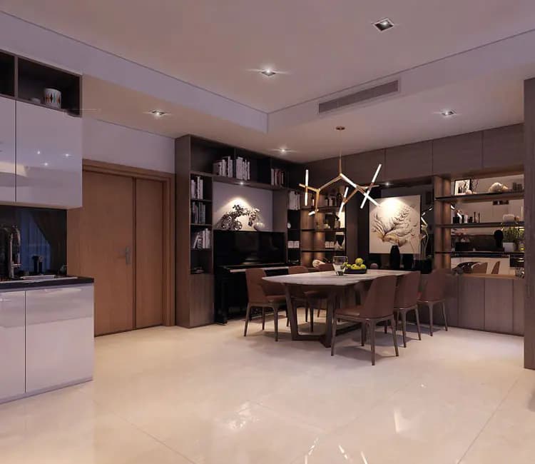 Ảnh dự án 05 – Nội thất chung cư Kim Văn Kim Lũ 115m2 – Anh Trí