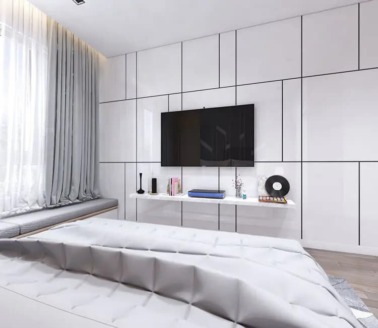 Vật liệu ấm áp – Nội thất chung cư Mỹ Đình Plaza 84m2 – Anh Hùng