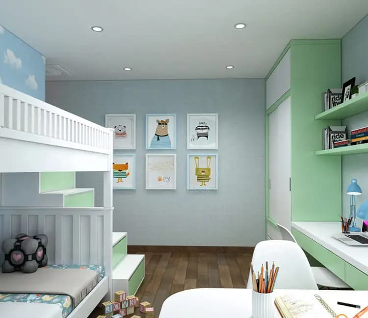 Ảnh dự án 02 – Nội thất chung cư Viglacera Xuân Phương 107m2 – Chị Nguyệt