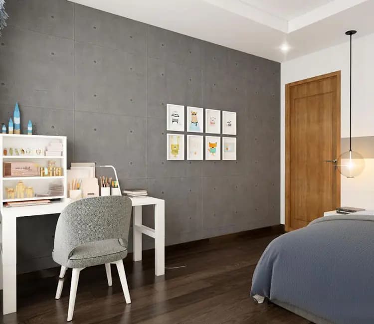 Vật liệu ấm áp – Nội thất chung cư Vimeco 114 – Anh Minh