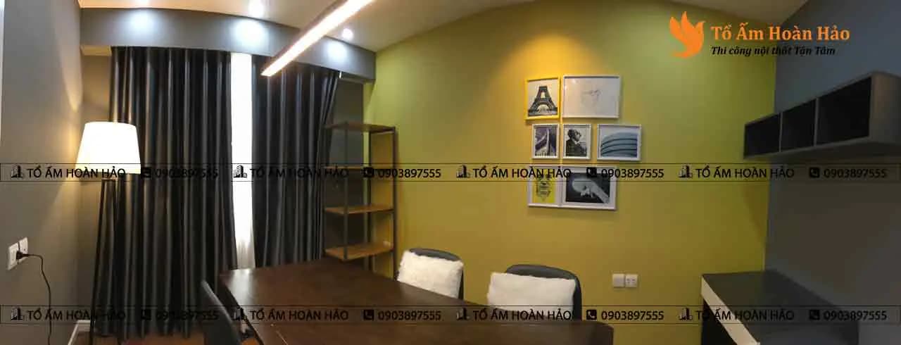 Nội thất phòng làm việc . – Chung cư 85m2 phong cách Nhật Bản